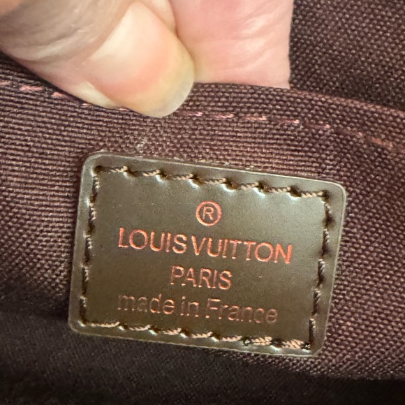 🤎  LOUIS VUITTON  POUCHETTE CHECKERED PATTERN SHOULDER BAG! - Picture 12 of 12